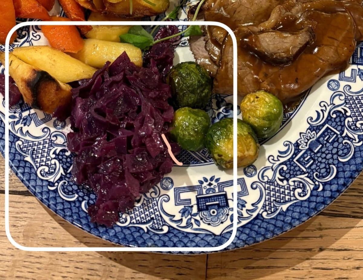 Cider Braised Red Cabbage