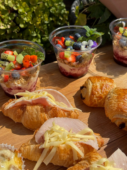 Mini Ham & Cheese Filled Croissants