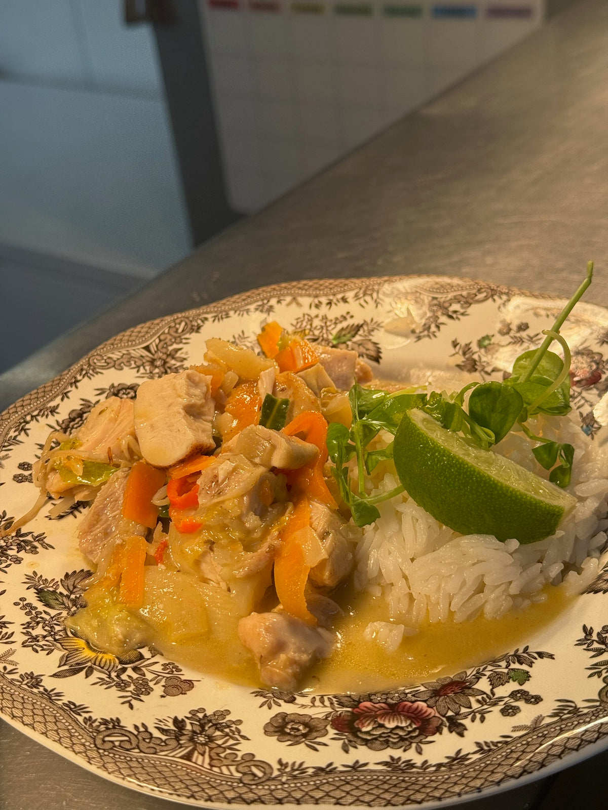Thai Green Chicken Curry Tray