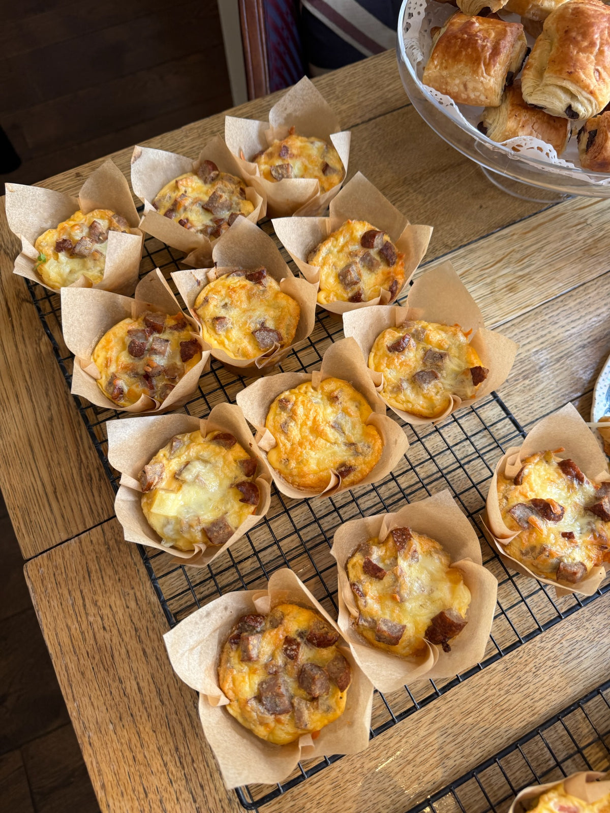 Egg Muffin with Sausage Cheese & Potato
