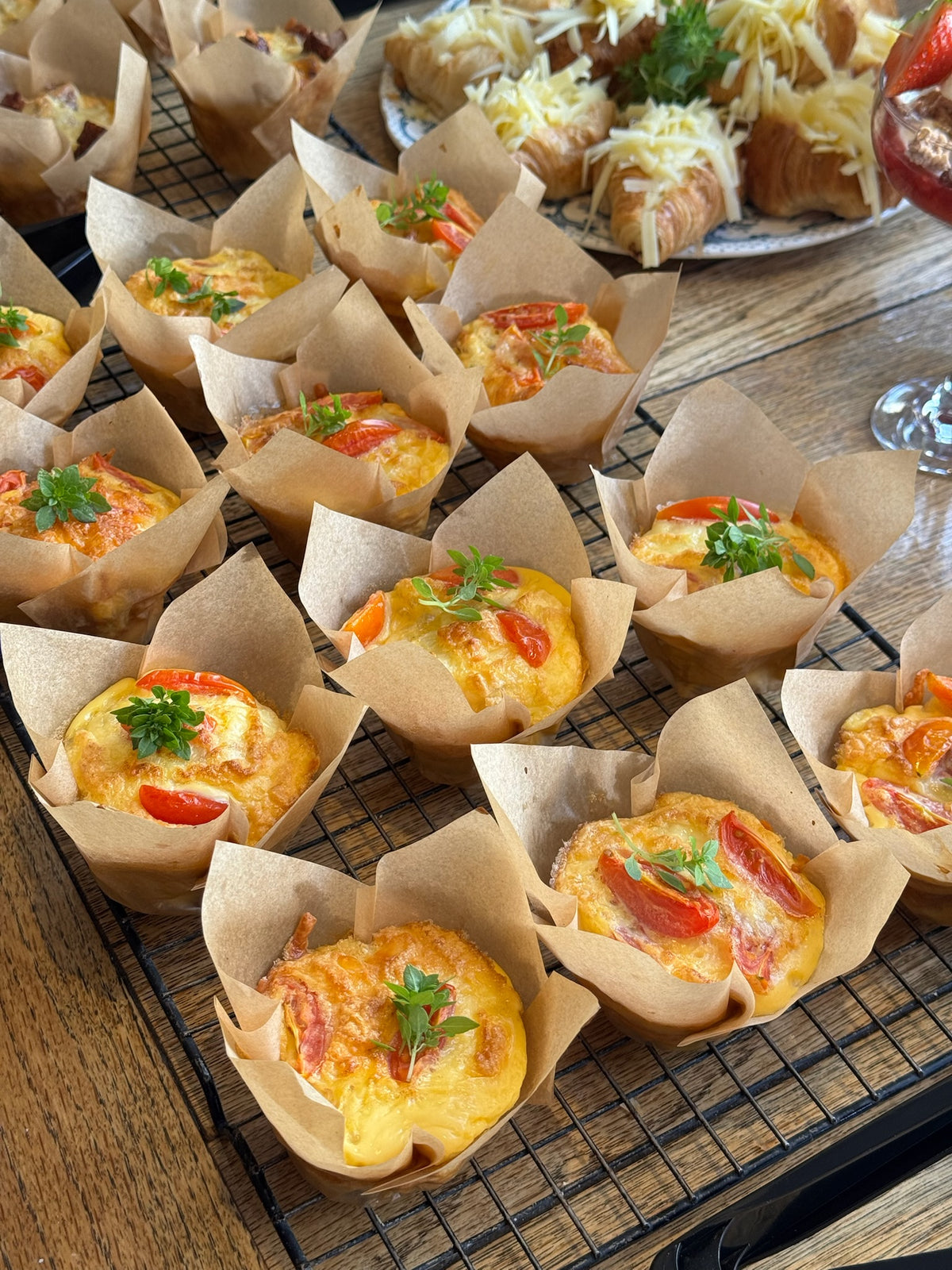 Egg Muffin with Sausage Cheese & Potato
