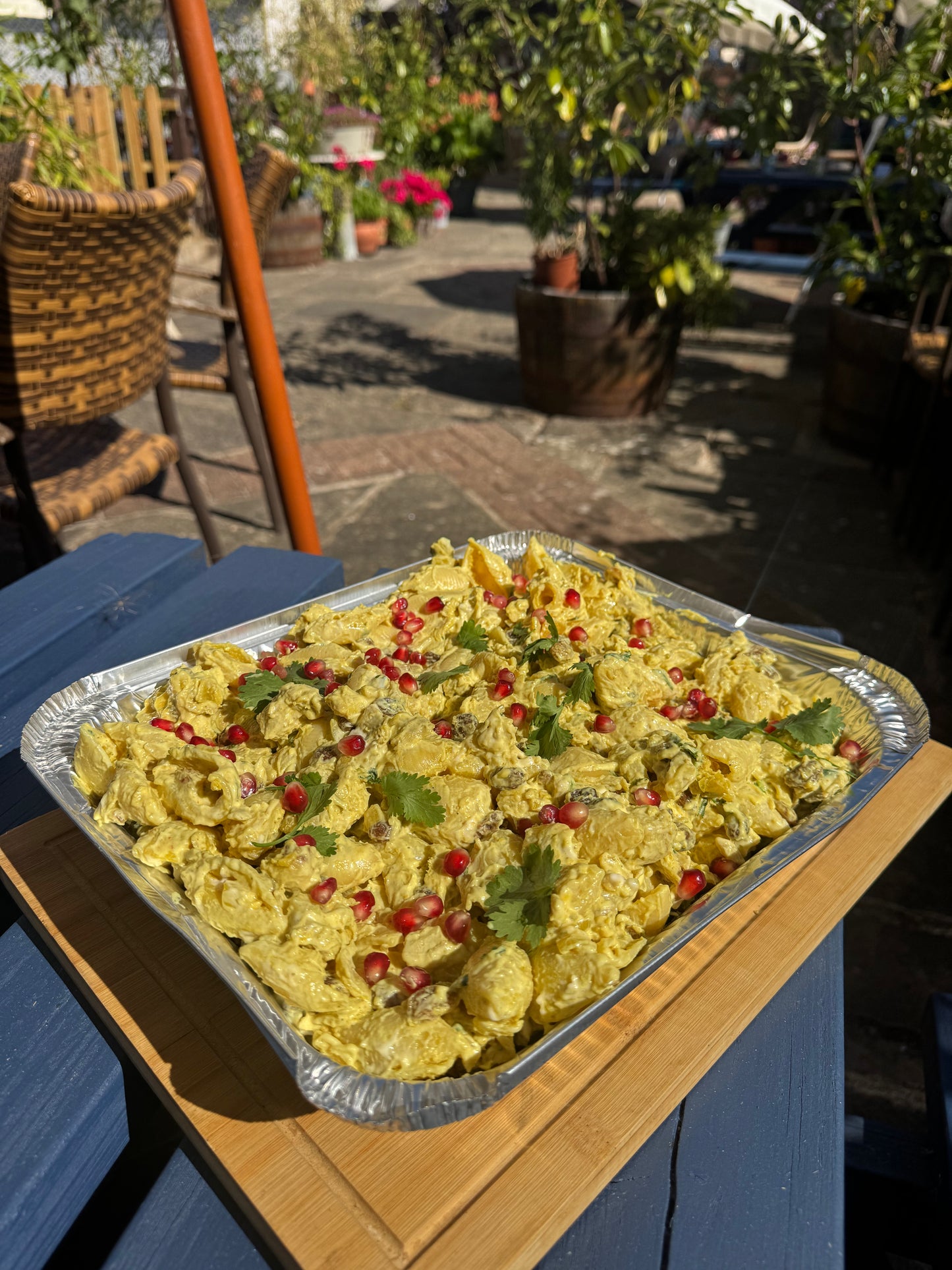Coronation Chicken Pasta Salad