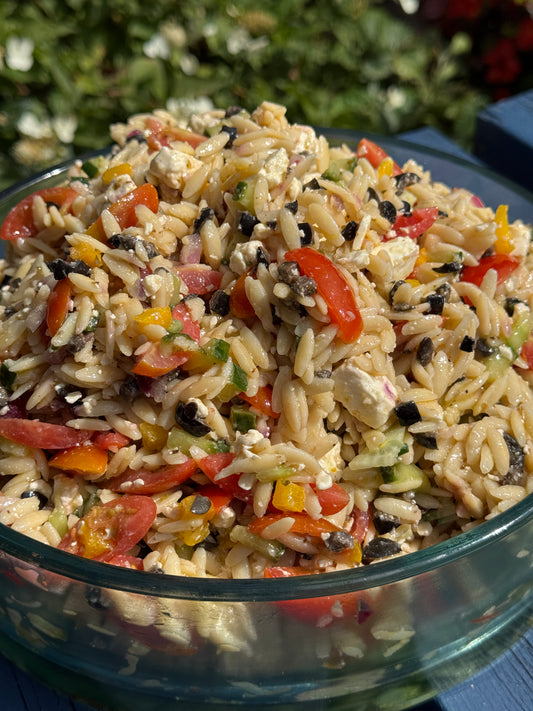 Greek Orzo Pasta Salad