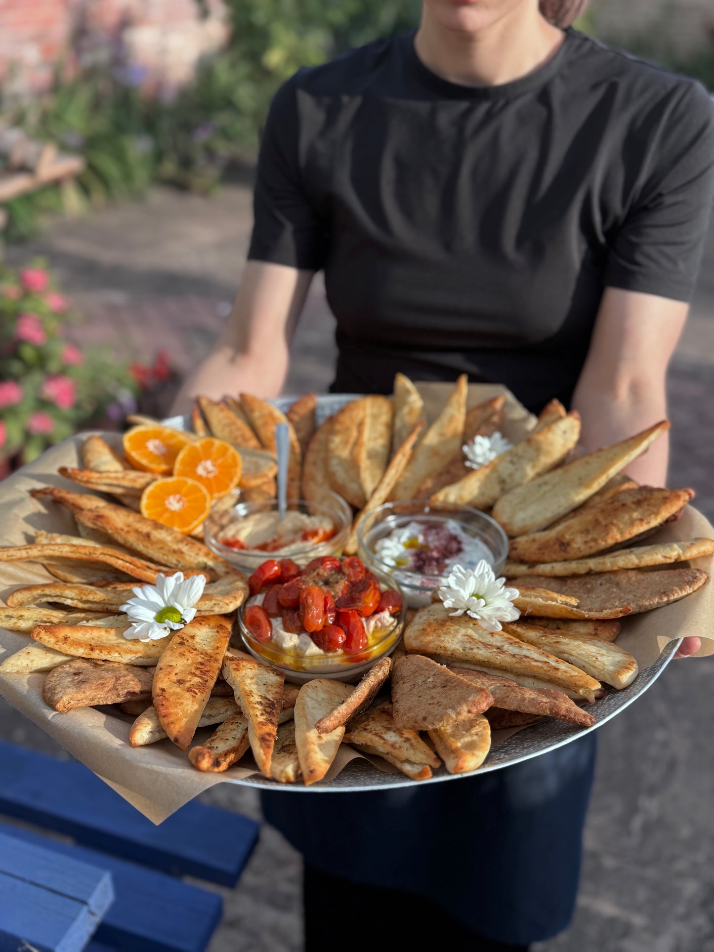 Toasted Pita & Artisan Dip Selection