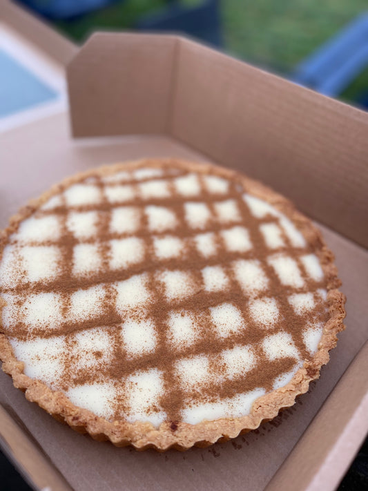 Traditional South African Milk Tart