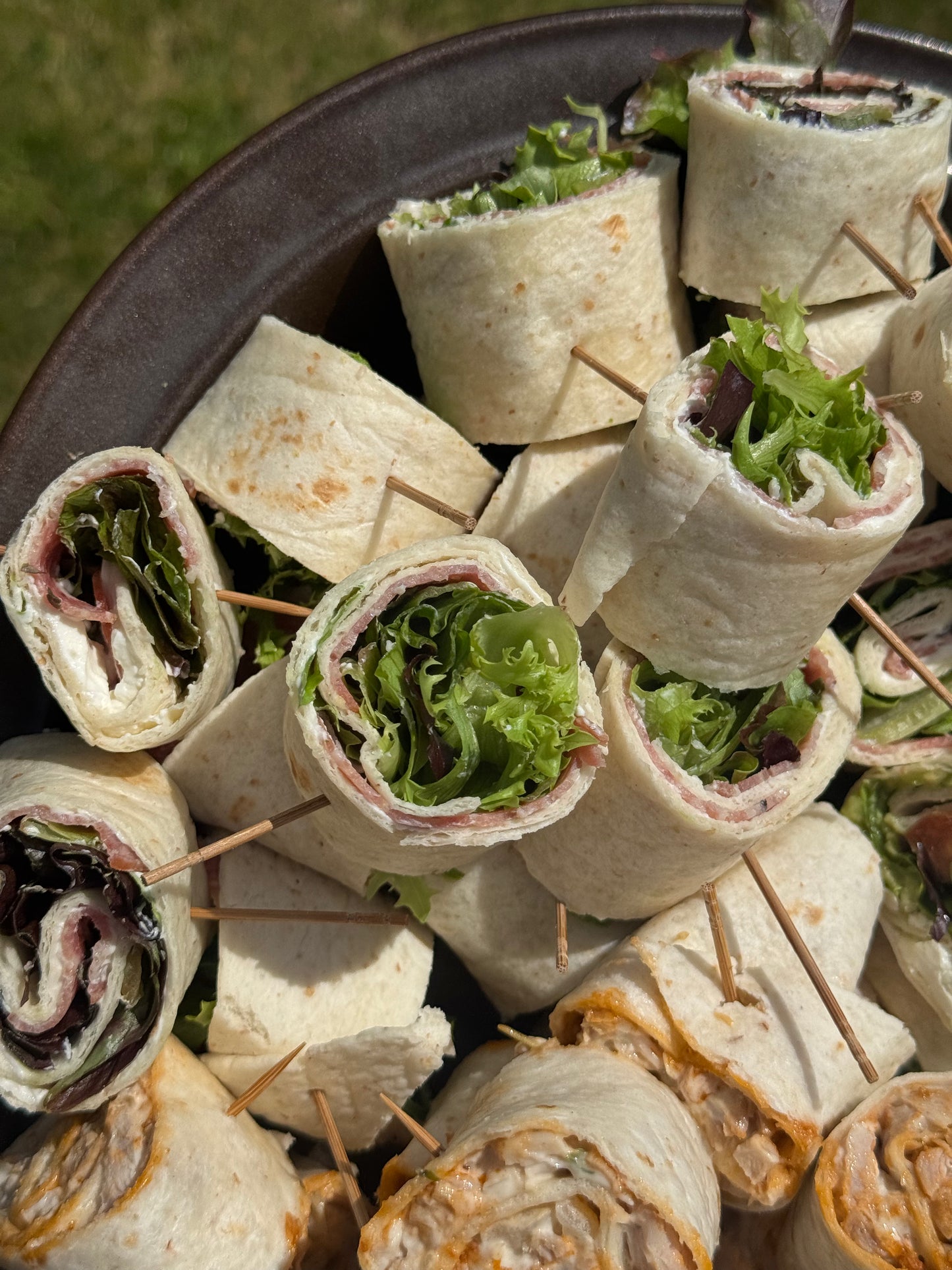 Pinwheel Wraps Platter