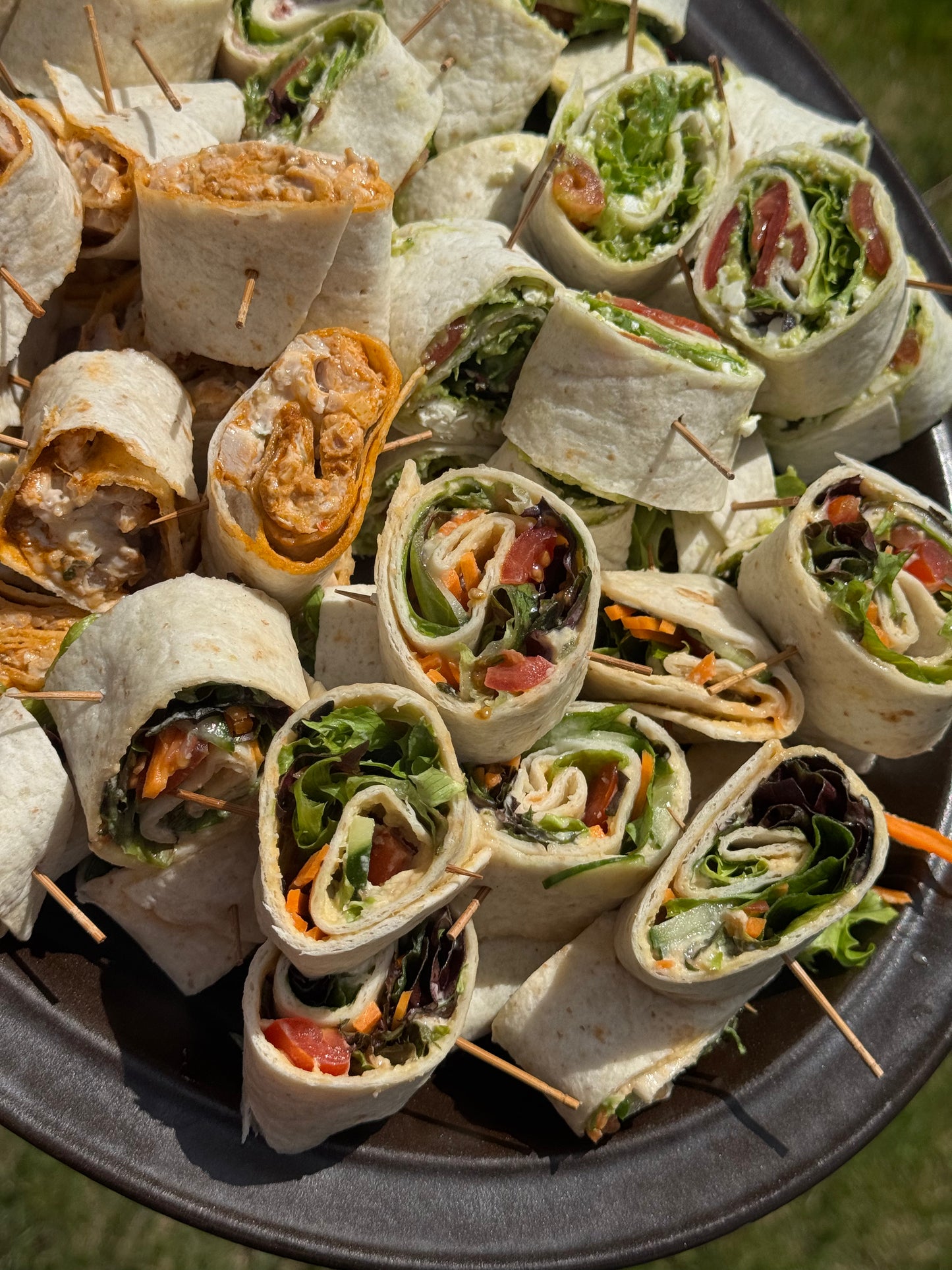 Pinwheel Wraps Platter