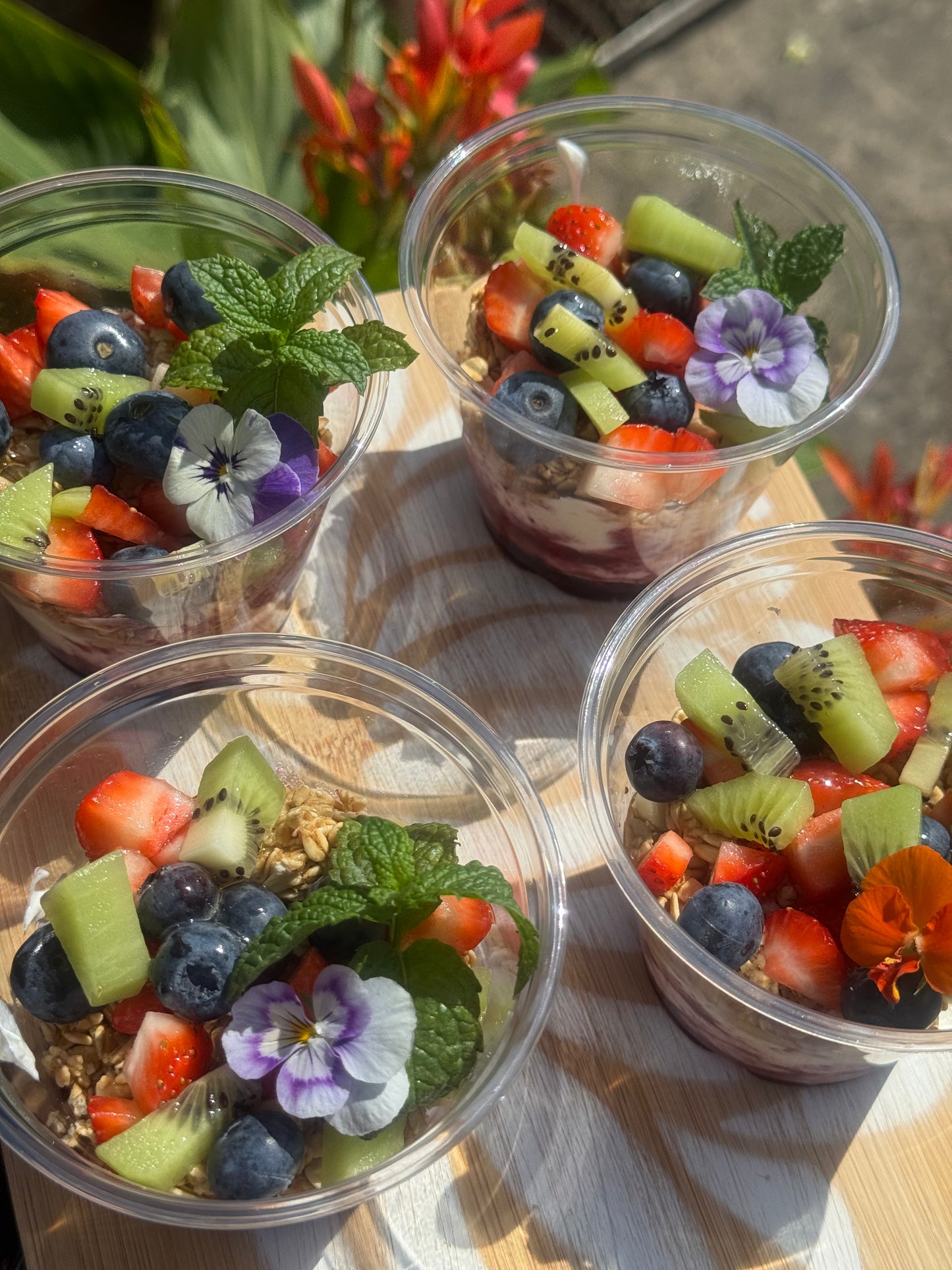 Yoghurt, Granola & Tropical Fruit Pot